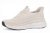 axelda laholm slipon Step-In handsfree sneaker beige vit polly damsko lågsko stickad textil resår fotriktig urtagbar sula fotbäd