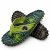 Gumbies classic islander Flip-Flops Unisex lime grön blå hibiscus blå blommor dam herr tåsandal sommar tyg gummisula sandal