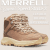 Merrell Dam Speed strike thermo varmfoder fullnarv läder mocka Mid Waterproof vattentät hög sneaker känga fotriktig womens hazel