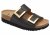 Scholl monterey 2 WG AD black gold anatomisk biosandal kardborre remmar arbetsskor