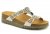scholl new bogota skinn mocka bio sandal komfortsandal mjuk kork anatomisk arbetssko dam silver pärlor grå