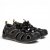 Kamik The Byron Bay 2 Herrsandal black svart gul täckt tå fotriktig vegan elastisk snabbsnörning sportsandal vattentålig