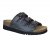 Scholl Rio WG AD läder Anthracite grå anatomisk biosandal fotriktig