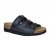 Scholl Rio WG AD läder mörkblå Navy anatomisk biosandal fotriktig