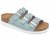 Scholl Summer Special Rio WG AD lt blue ljusblå läder anatomisk biosandal fotriktig