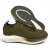 scholl mars sock textil mörkgrön dam sneaker fritidssko promenad walking