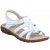 soft comfort gozo vit white skinn sandal