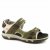 Soft Comfort Hills Anthracite multi grå beige sandal dam remmar läder fotriktig kardborre skön