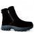 soft comfort vinterboots lampton broddsko dubbar antislip broddar broddskor varmfodrade mocka fotriktiga dragkedja black svart