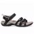 Teva Tirra Läder Sandal svart black sportsandal fotriktig