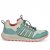 Track N' Trail Thea Sneaker Dam sea green grön blå rosa sneaker vattentät elastiska urtagbar sula bekväma rymliga bred läst