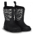 vincent shoes allvädersstövel neopren varmfodrad barn svart black white zebra