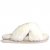 Woollies Fårskinnstofflor Slip-On cross luxe stone kräm beige ljus päls fårull slipin slipon