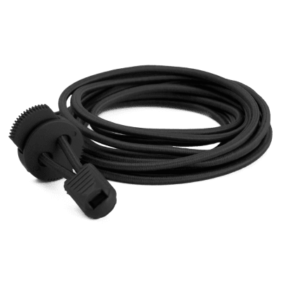 2GO Elastisk Snabbsnörning / Svart skosnöre elastic quicklaces