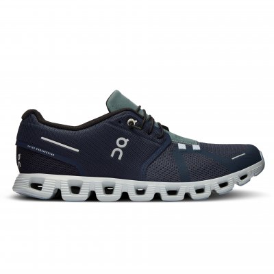 On Cloud Midnight Navy blå promenad fritid allroundsko fotriktig skum lättvikt snabblås