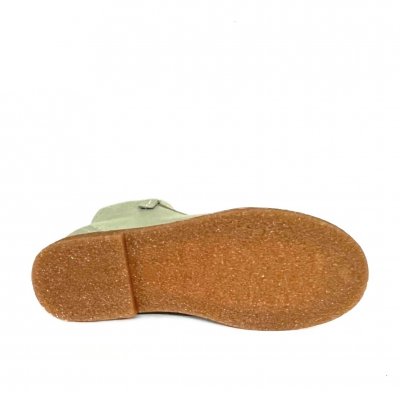 charlotte of sweden andrea conti chelsea boots papyrus ljusgrön resår zipper känga dam skinn dragkedja urtagbar fotbädd mjuk