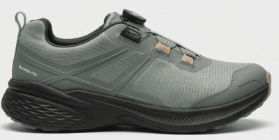 Treksta aspen low Boa HTX herrsko vattentät lättviktssko khaki svart promenadsko vandringssko comfortfit