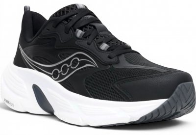 Saucony procyon max svart vit herr walkingsko komfort stabilitet fritid stötdämpande jogging promenad