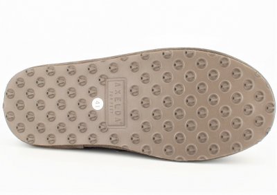 Axelda Fårskinnstofflor Aberdeen / Stone toffla fårull gummisula dam herr