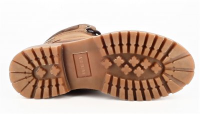 Axelda Alta Varmfodrad Damkänga / Cognac skinn fårskinnfoder vattentät varm mjuk urtagbar innersula