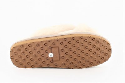Axelda Fårskinnstofflor antwerpen creme naturvit päls fårull slipin slipon sandal ull