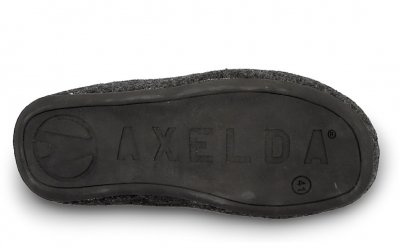 Axelda Ulltofflor Bergen / Dark Grey mörkgrå dam barn herr varma tofflor urtagbar innersula mjuka varma