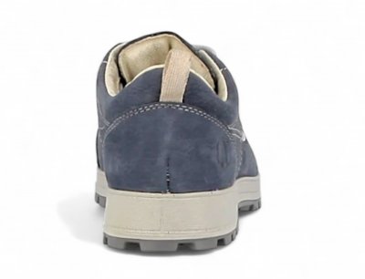 axelda bolzano snörning marino blå grå sko läder vattentät bekväm fotriktig