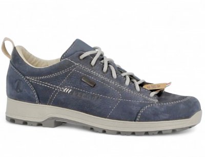 axelda bolzano snörning marino blå grå sko läder vattentät bekväm fotriktig