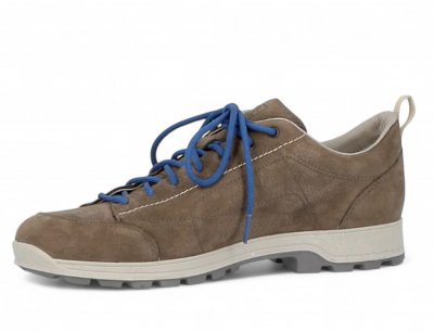 axelda bolzano snörning stone brun grå blå sko läder vattentät bekväm fotriktig