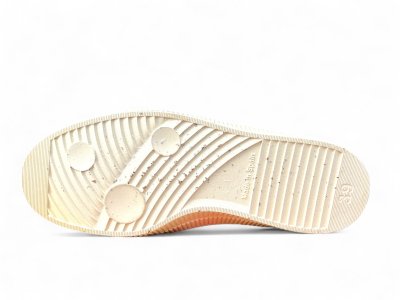 Axelda cadiz tygsko canvas återvunnen urtagbar innersula gummi snörning sneaker green grön