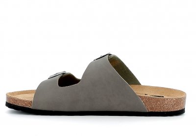 Axelda Charlie stone grå brun kork bio Sandal Herr fotriktig