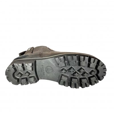 Axeldachelsea Chelseaboot Dam känga dark brown mörkbrun svart skinn vattentät brun fotriktig