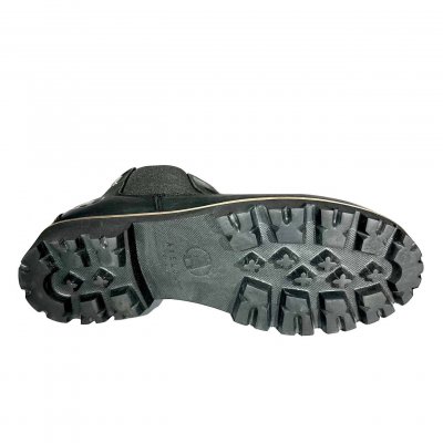 Axeldachelsea Chelseaboot Dam känga Black svart skinn vattentät brun fotriktig