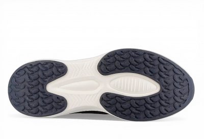 axelda karlstad sneaker Step-In slipon slipin handsfree sneaker navy blå damsko lågsko stickad textil resår fotriktig urtagbar s