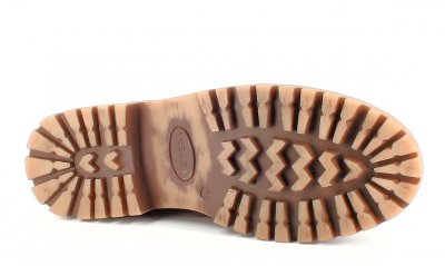 Axelda Kufstein Chelseaboot Herr cognac camel brun skinn vattentät mörkbrun