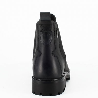 Axelda Kufstein Chelseaboot Herr / Black svart skinn vattentät brun