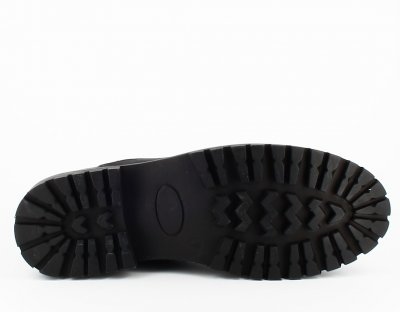 Axelda Kufstein Chelseaboot Herr / Black svart skinn vattentät brun