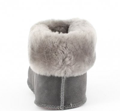 Axelda fårskinnstofflor maribor fårull Asphalt mocka fårull päls varma