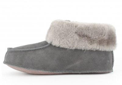 Axelda fårskinnstofflor maribor fårull Asphalt mocka fårull päls varma