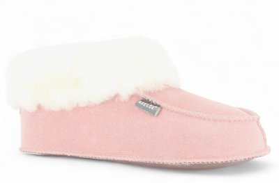 Axelda fårskinnstofflor maribor fårull stone beige mocka fårull päls varma