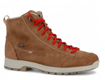 axelda merano wp snörning cognac brun känga läder vattentät bekväm fotriktig