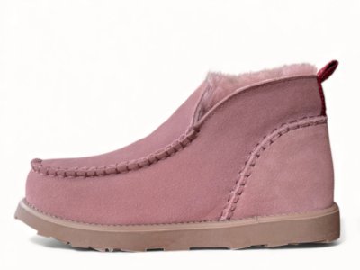 axelda metz 2 fårskinnsboots vattentäta varma fodrade vinter dam tjej pink dimrosa ullboots kängor