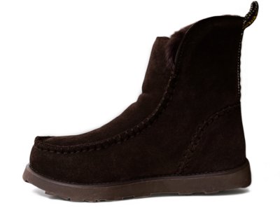 axelda metz 2 high fårskinnsboots vattentäta varma fodrade vinter dam tjej dark brown mörkbrun ullboots kängor
