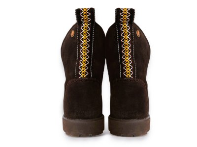 axelda metz 2 high fårskinnsboots vattentäta varma fodrade vinter dam tjej dark brown mörkbrun ullboots kängor