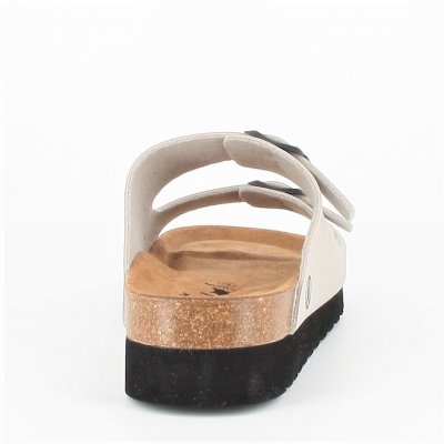 axelda tia sandal komfortsandal mjuk anatomisk arbetssko ljusgrå light grey