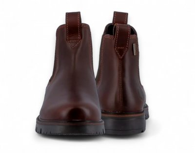 Axelda Treviso Chelseaboot Herr teak rödbrun skinn vattentät