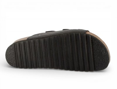 axelda cathrine 3 sandal komfortsandal mjuk anatomisk stötdämpande memryfoam skinn läder arbetssko fotsmärta svart