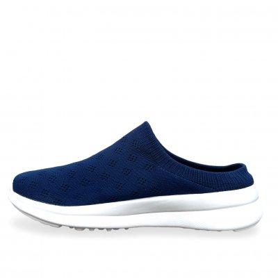 CC Resorts clog slipin slipon damsko lågsko mesh memoryfoam navy marinblå