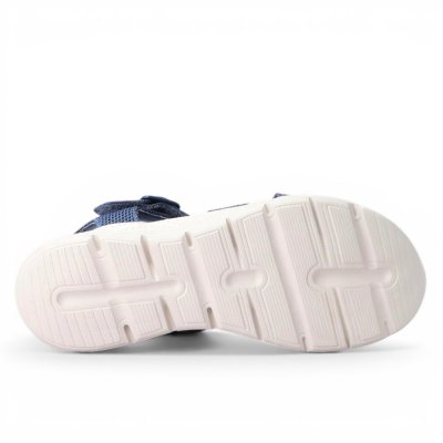 cc resorts milla navy marinblå sandal dam gummisula fotriktig remmar memoryfoam