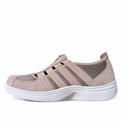 CC Resorts Casual Sandalsko christine beige x wide bred vid läst fotriktig skön bekväm taupe